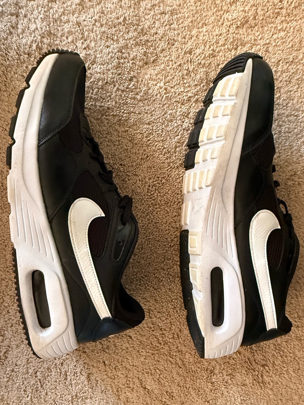Nike Men's Air Max SC Shoes Black/White Size 13 - Picture 6 of 8